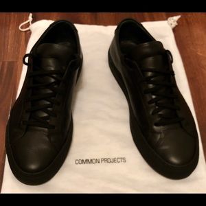 Common Projects black achillies sneakers size US9